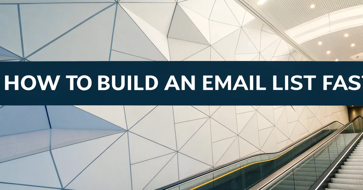 How to Build an Email List Fast