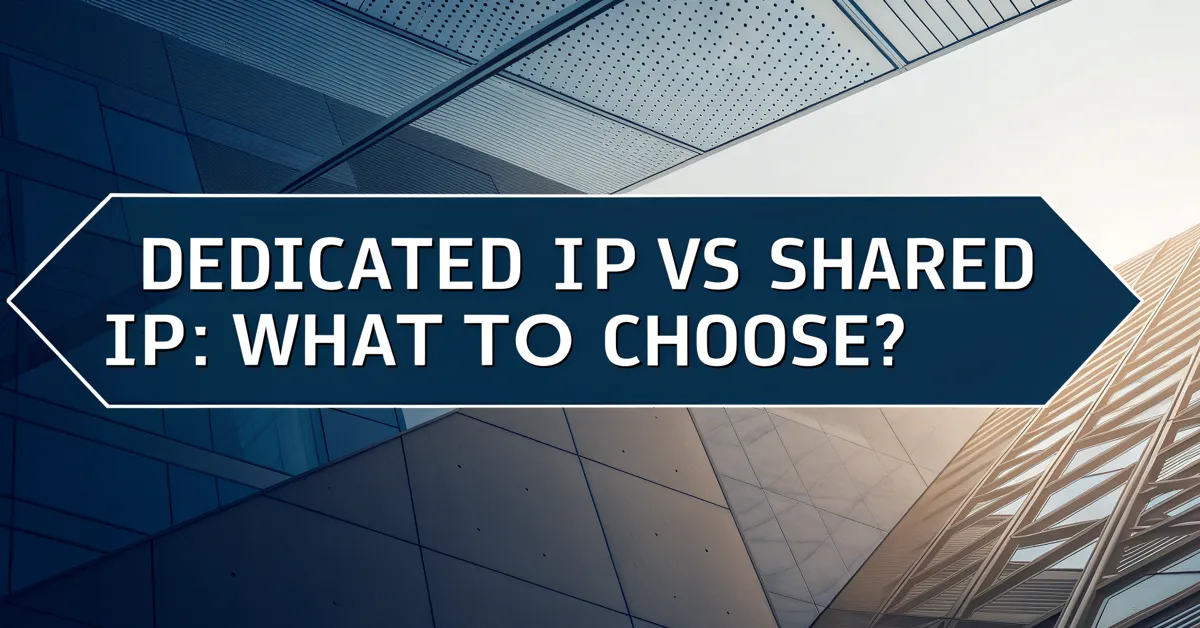 Dedicated IP vs Shared IP: What To Choose?