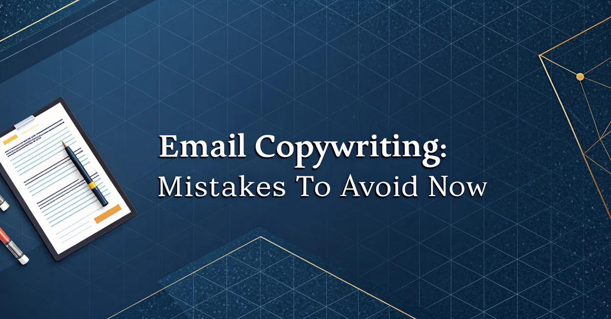 Email Copywriting: Mistakes To Avoid Now