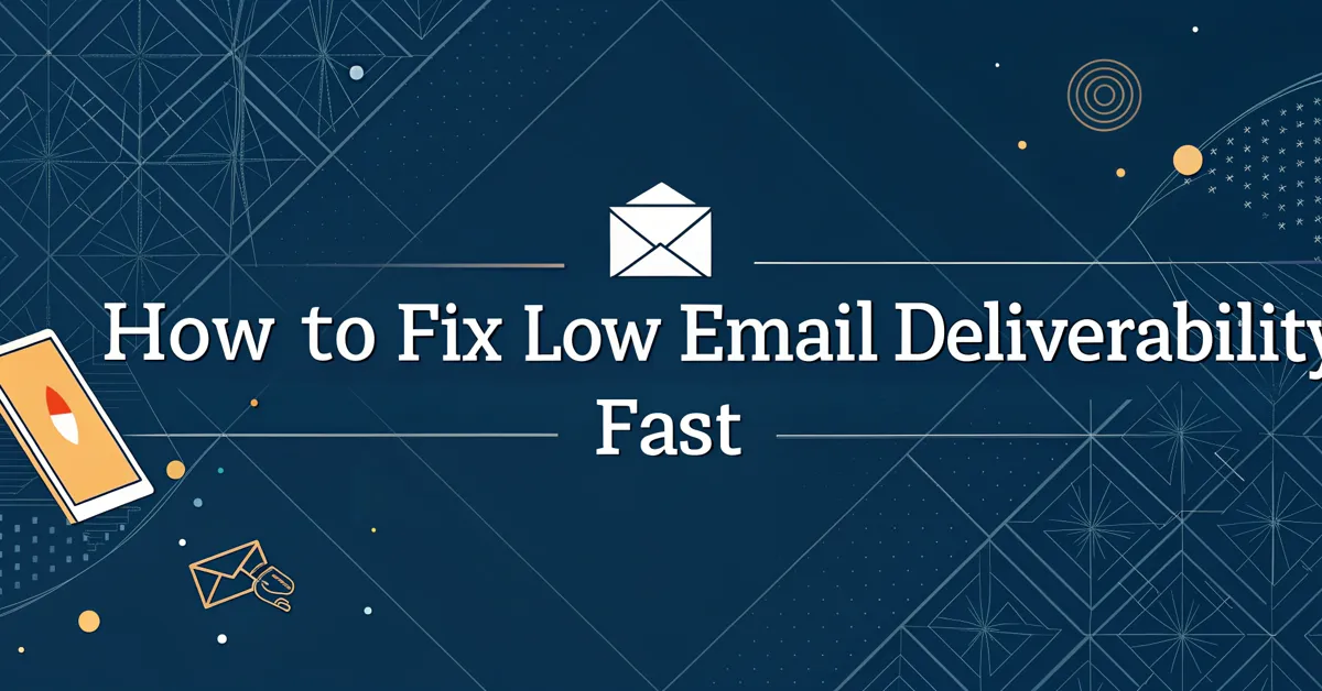 How to Fix Low Email Deliverability Fast