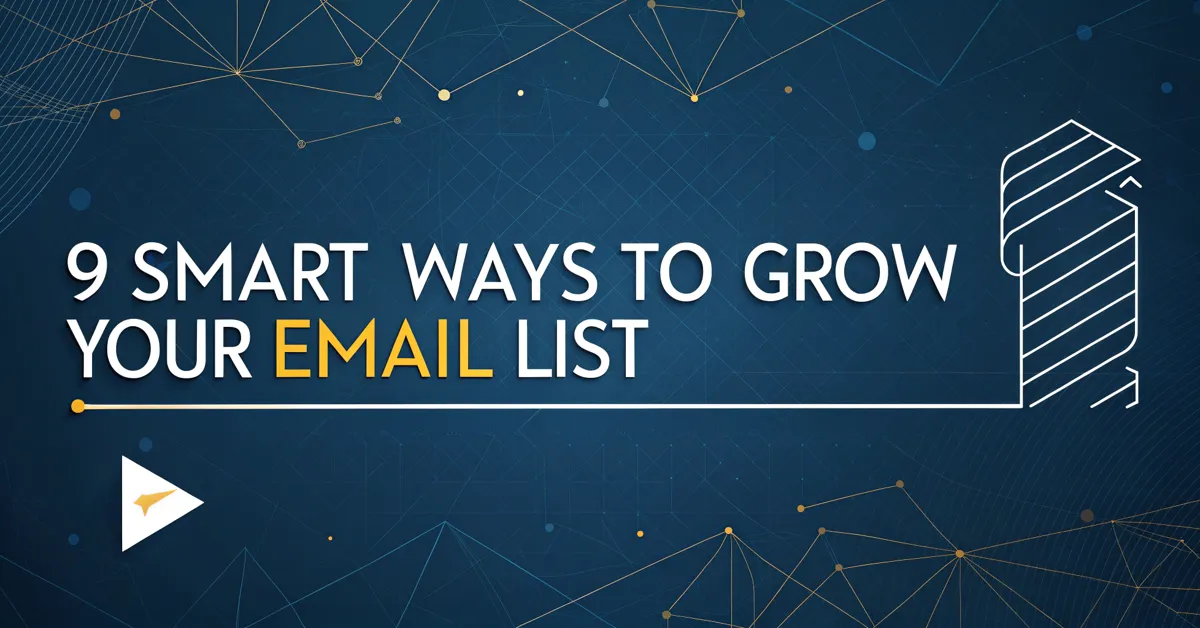 9 Smart Ways To Grow Your Email List