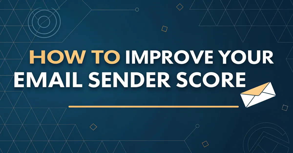 How To Improve Your Email Sender Score