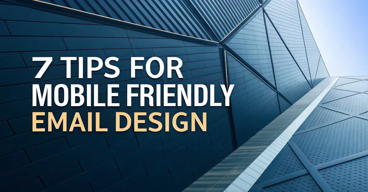 7 Tips For Mobile-Friendly Email Design